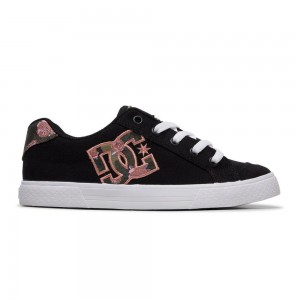 DC Chelsea Skateschuhe Damen Schwarz Rosa | JZON-87350