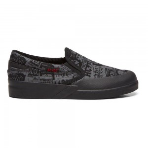 DC Infinite Skateschuhe Kinder Schwarz Grau | HZUL-60148