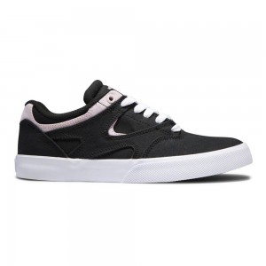 DC Kalis Vulc Skateschuhe Damen Schwarz Rosa | IDHQ-60147