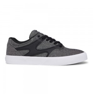 DC Kalis Vulc Skateschuhe Herren Grau Schwarz | ZNSI-65021