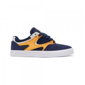 DC Kalis Vulc Skateschuhe Herren Navy Orange | SZMJ-50892