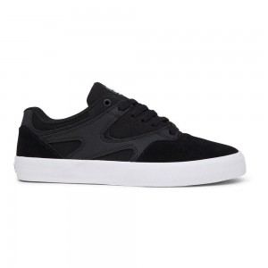 DC Kalis Vulc Skateschuhe Herren Schwarz Weiß | HVIM-92068