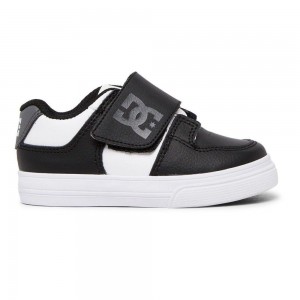 DC Pure Skateschuhe Kinder Schwarz Weiß | MCAX-31025