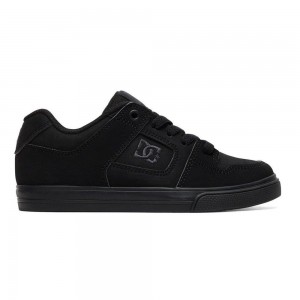 DC Pure Skateschuhe Kinder Schwarz | CEBD-32816