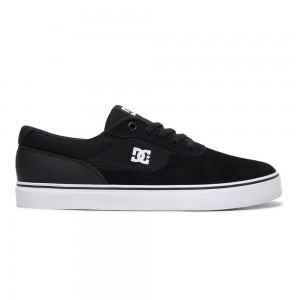 DC Switch Skateschuhe Herren Schwarz Weiß | WOBA-43985