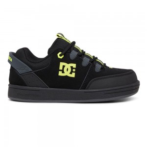 DC Syntax Skateschuhe Kinder Schwarz Gelb | GLIR-62531