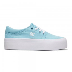 DC Trase Skateschuhe Kinder Blau | DJFC-10873