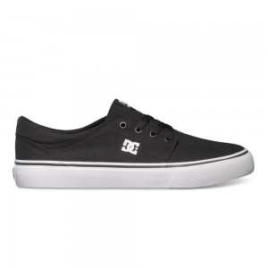 DC Trase TX Skateschuhe Herren Schwarz Weiß | UZSM-06593