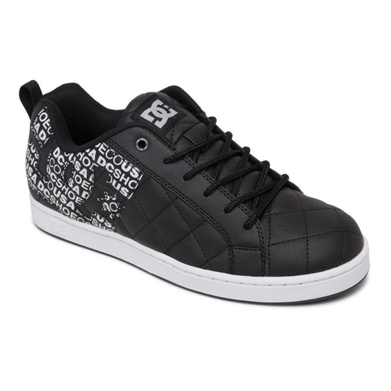 DC Alliance Skateschuhe Herren Schwarz Weiß | LIMD-09157