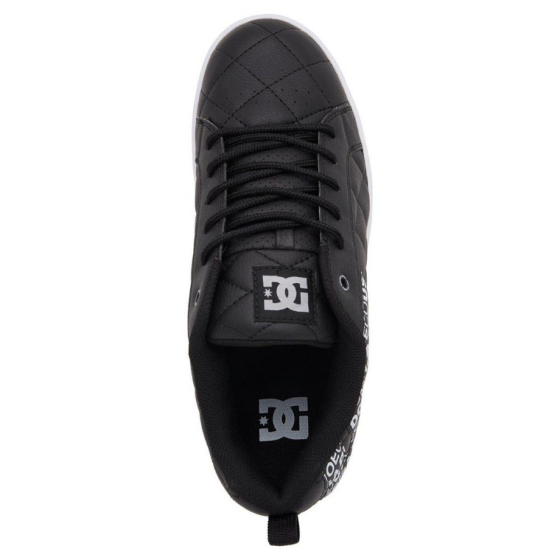 DC Alliance Skateschuhe Herren Schwarz Weiß | LIMD-09157