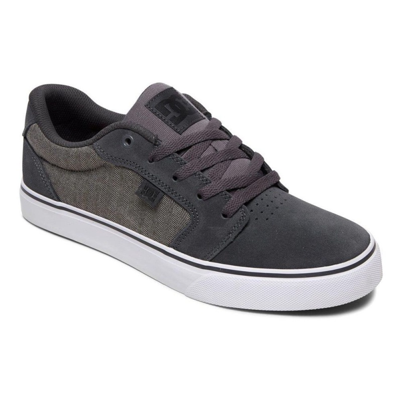 DC Anvil Skateschuhe Herren Grau Schwarz | TAMU-37509