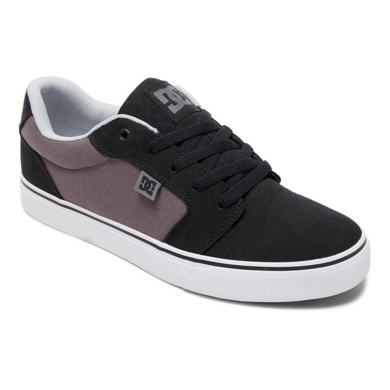 DC Anvil Skateschuhe Herren Schwarz Grau | FUKR-39182