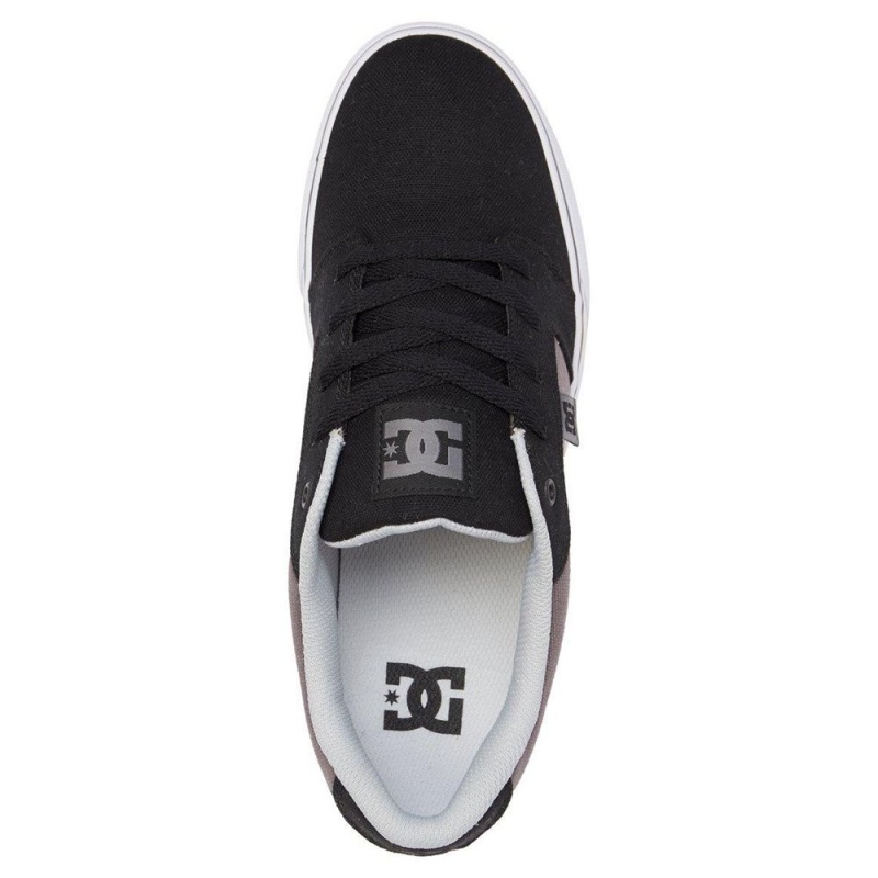 DC Anvil Skateschuhe Herren Schwarz Grau | FUKR-39182