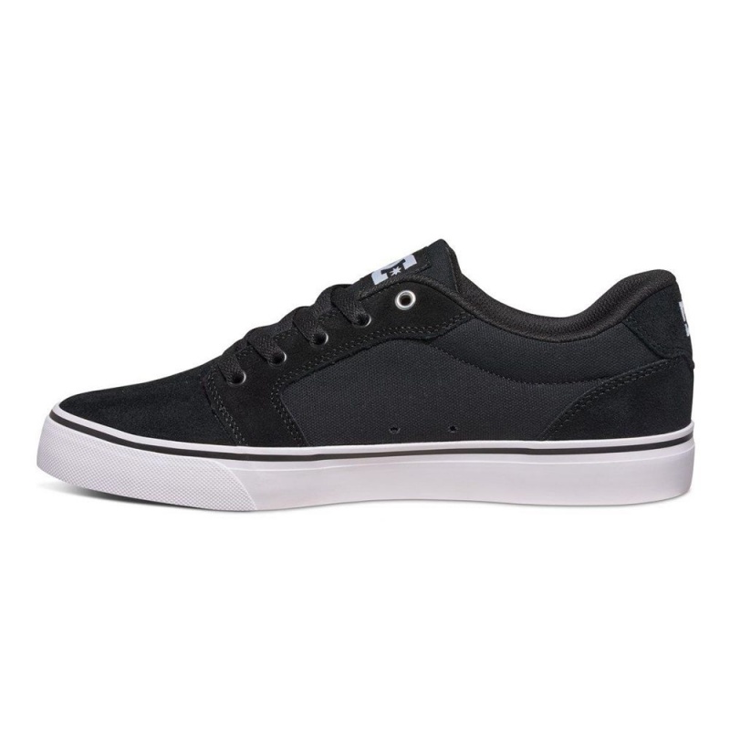 DC Anvil Skateschuhe Herren Schwarz Weiß | WQJB-57092