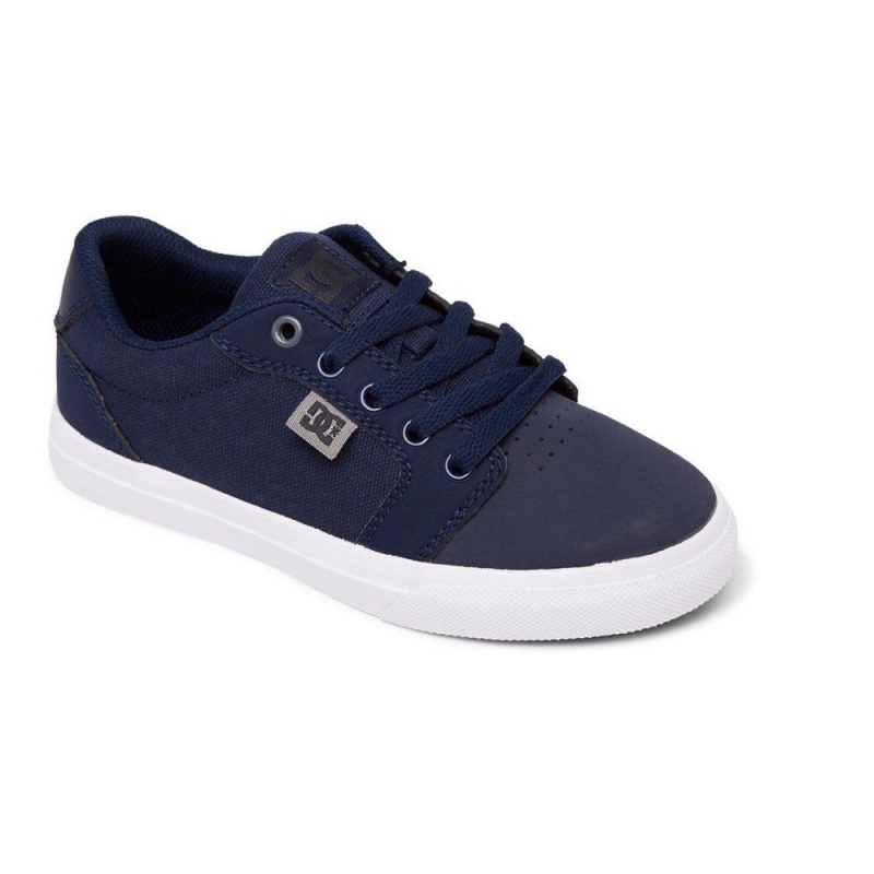 DC Anvil Skateschuhe Kinder Navy Grau | LZDC-85197