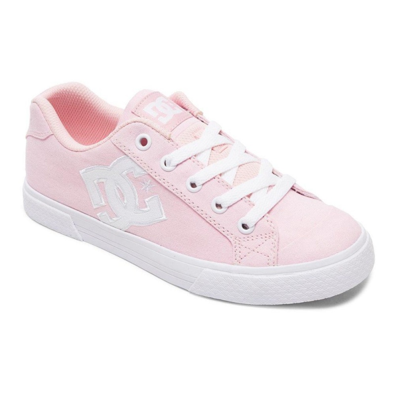 DC Chelsea Skateschuhe Damen Rosa Weiß | BKCR-68935