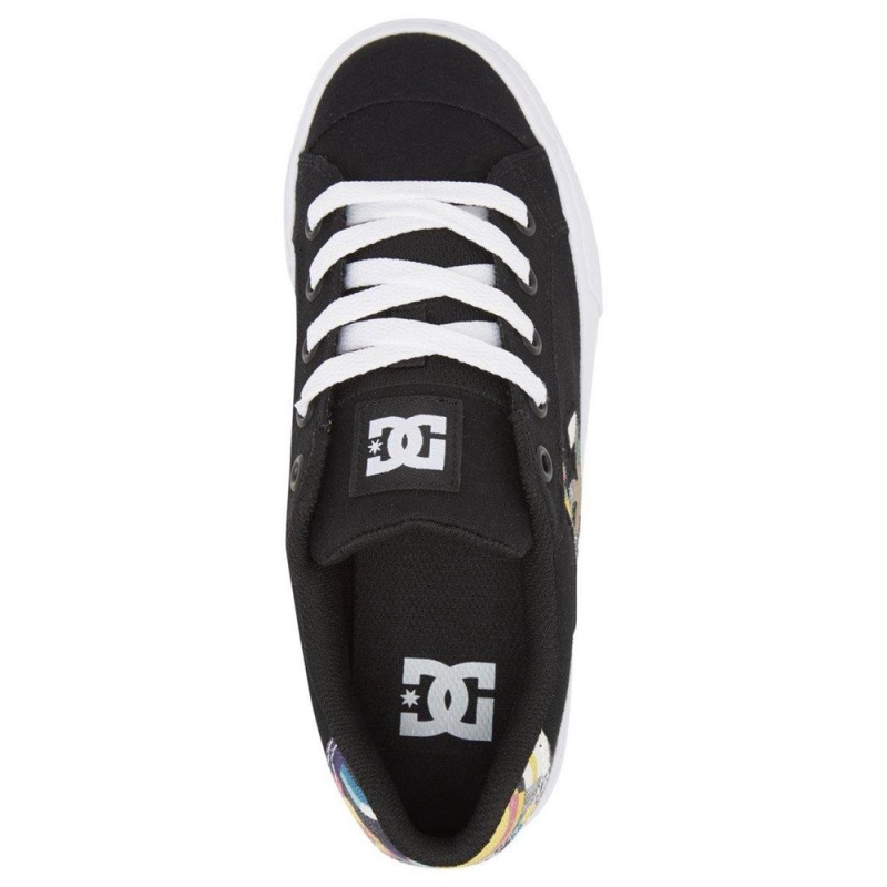 DC Chelsea Skateschuhe Damen Schwarz Mehrfarbig | NWFS-63192