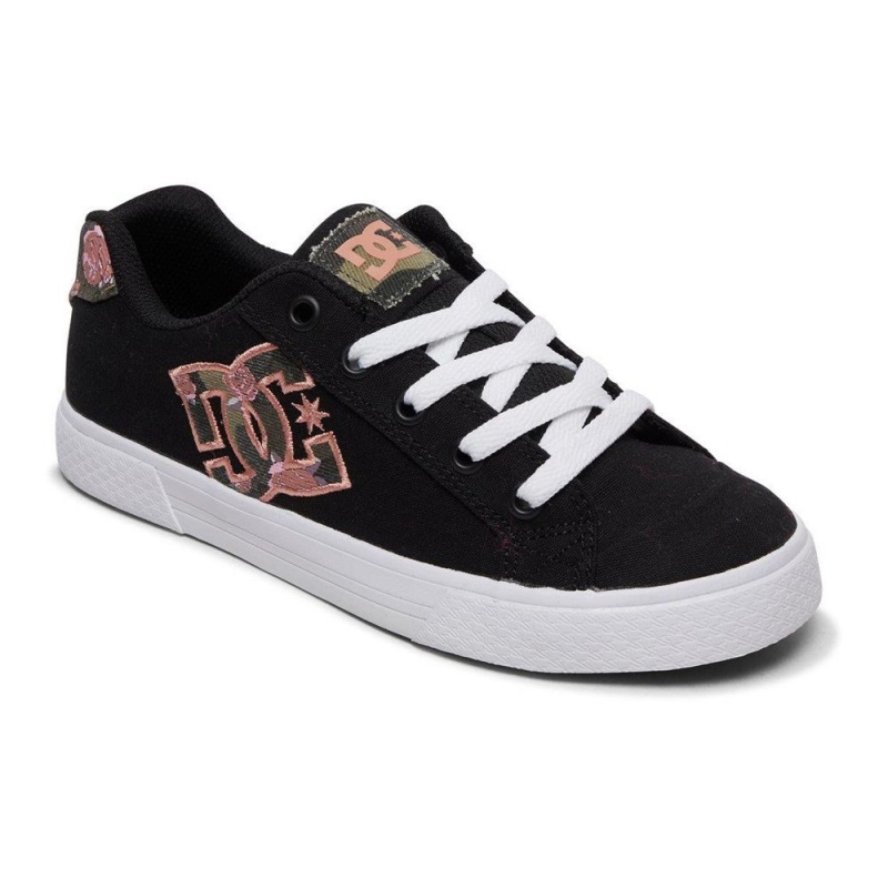 DC Chelsea Skateschuhe Damen Schwarz Rosa | JZON-87350