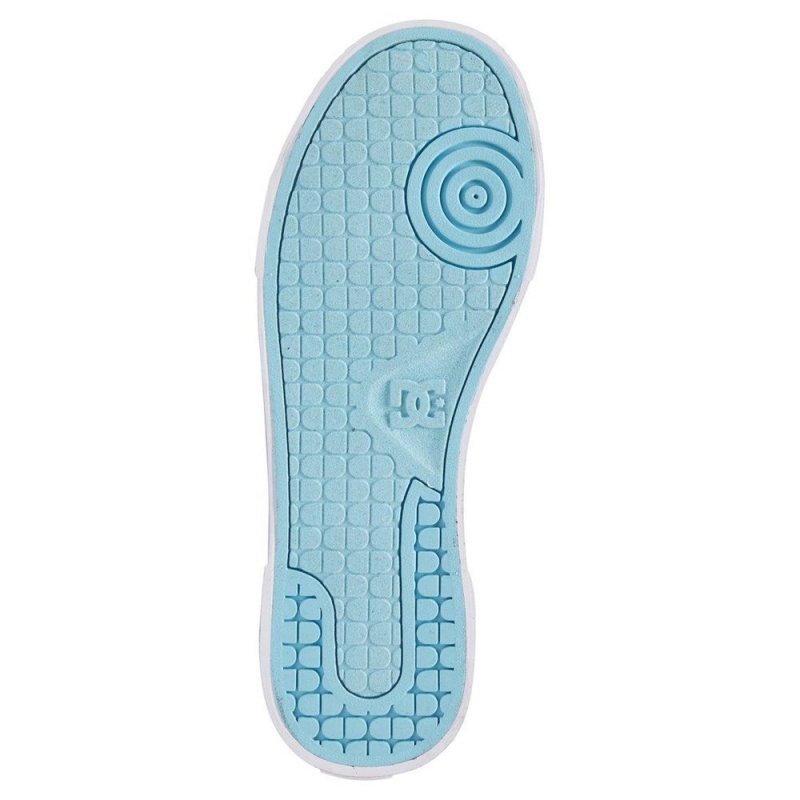 DC Chelsea Skateschuhe Damen Weiß Blau | ULOP-06452