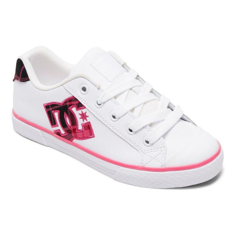 DC Chelsea Skateschuhe Damen Weiß Rosa | FWZG-67089