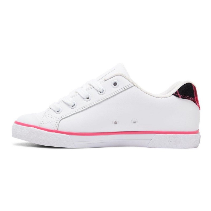 DC Chelsea Skateschuhe Damen Weiß Rosa | FWZG-67089