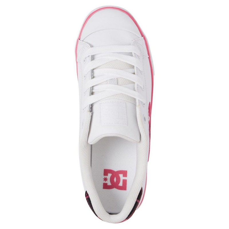 DC Chelsea Skateschuhe Damen Weiß Rosa | FWZG-67089