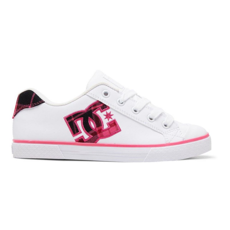 DC Chelsea Skateschuhe Damen Weiß Rosa | FWZG-67089