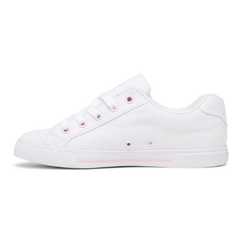 DC Chelsea Skateschuhe Damen Weiß Rosa | SMEA-50827