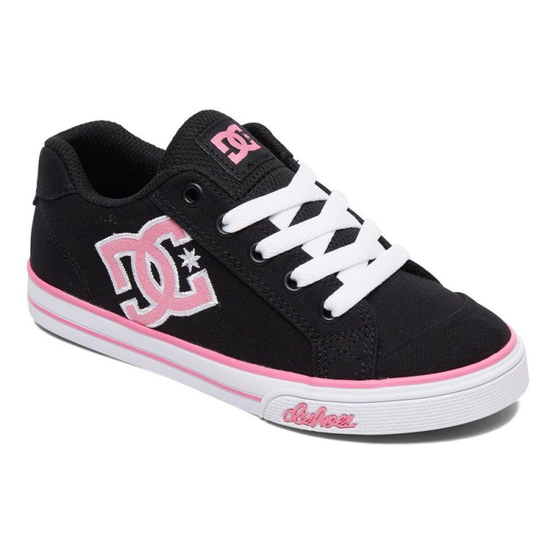 DC Chelsea Skateschuhe Kinder Schwarz Rosa | FRCA-75149