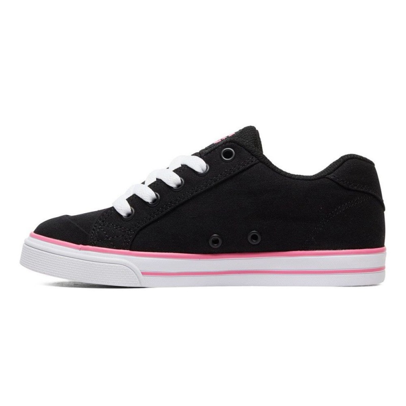 DC Chelsea Skateschuhe Kinder Schwarz Rosa | FRCA-75149