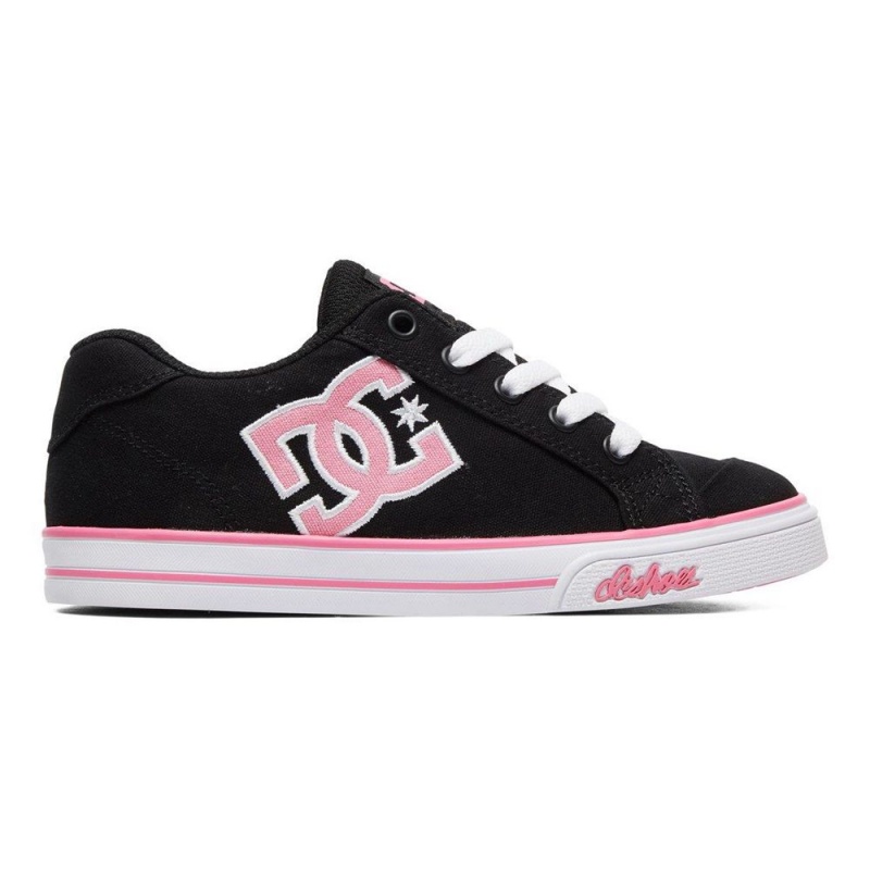 DC Chelsea Skateschuhe Kinder Schwarz Rosa | FRCA-75149