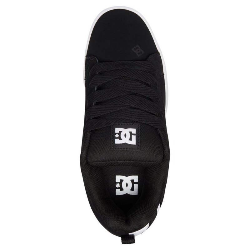 DC Court Graffik Skateschuhe Herren Schwarz Weiß | ZDGV-08956