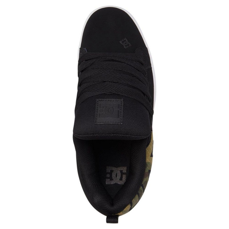 DC Court Graffik Skateschuhe Herren Schwarz | TLVU-98725