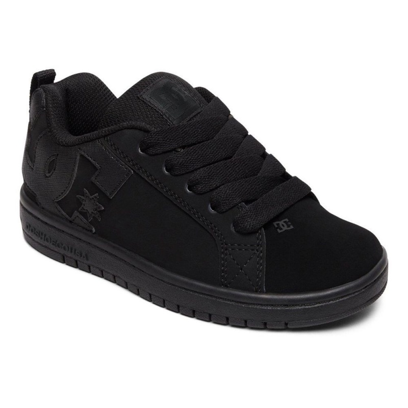 DC Court Graffik Skateschuhe Kinder Schwarz | VJEC-30529