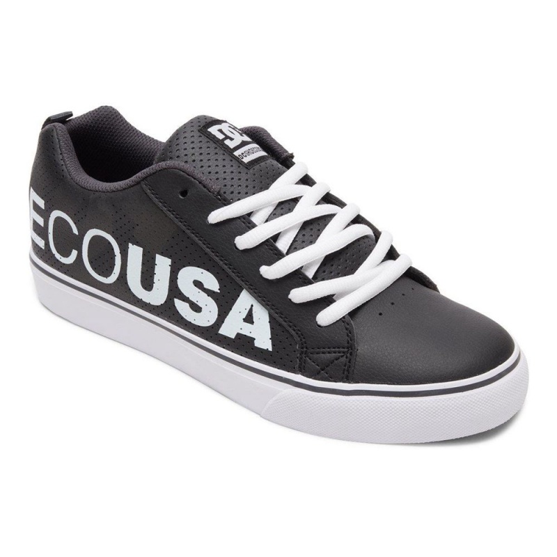 DC Court Vulc Skateschuhe Herren Schwarz Weiß | LTZK-89457