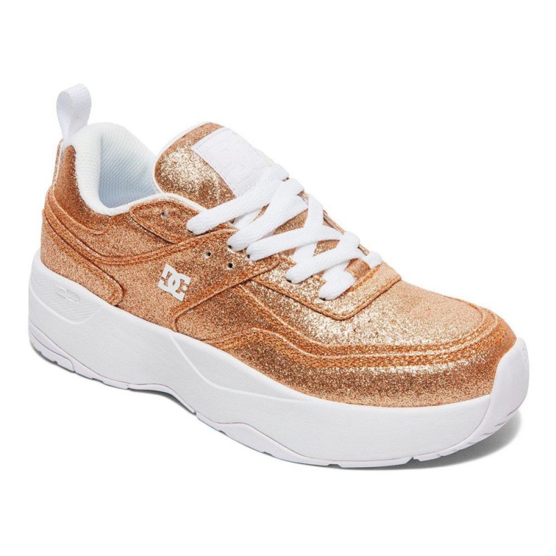 DC E.Tribeka Sportschuhe Damen Gold | NHZL-43057