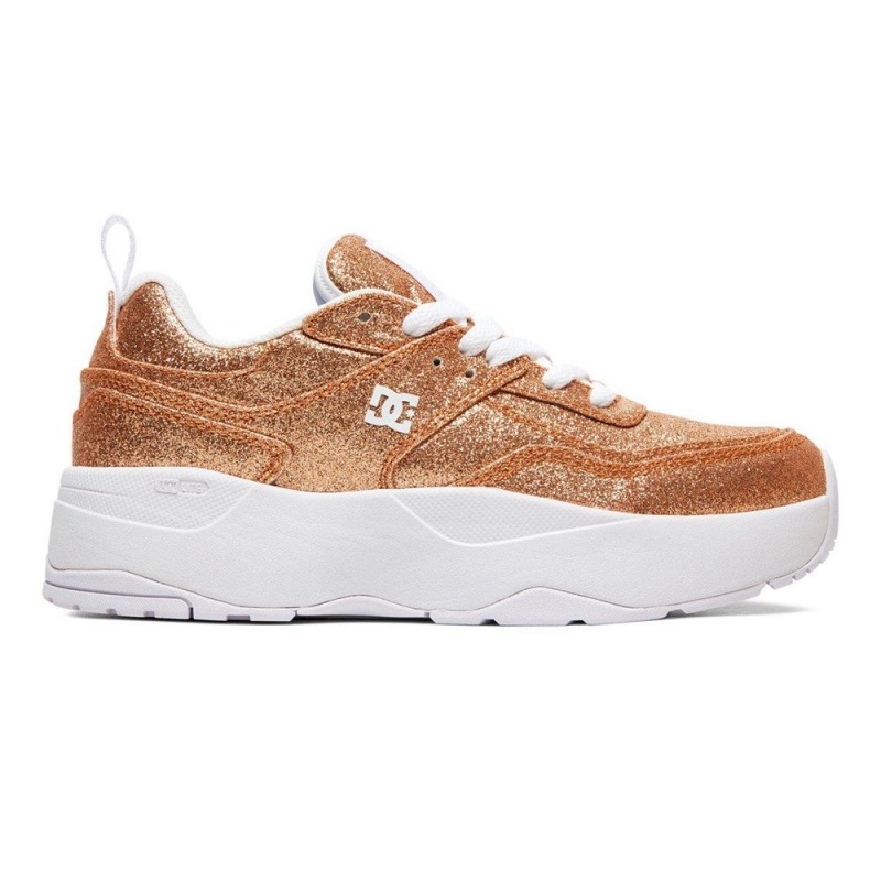 DC E.Tribeka Sportschuhe Damen Gold | NHZL-43057