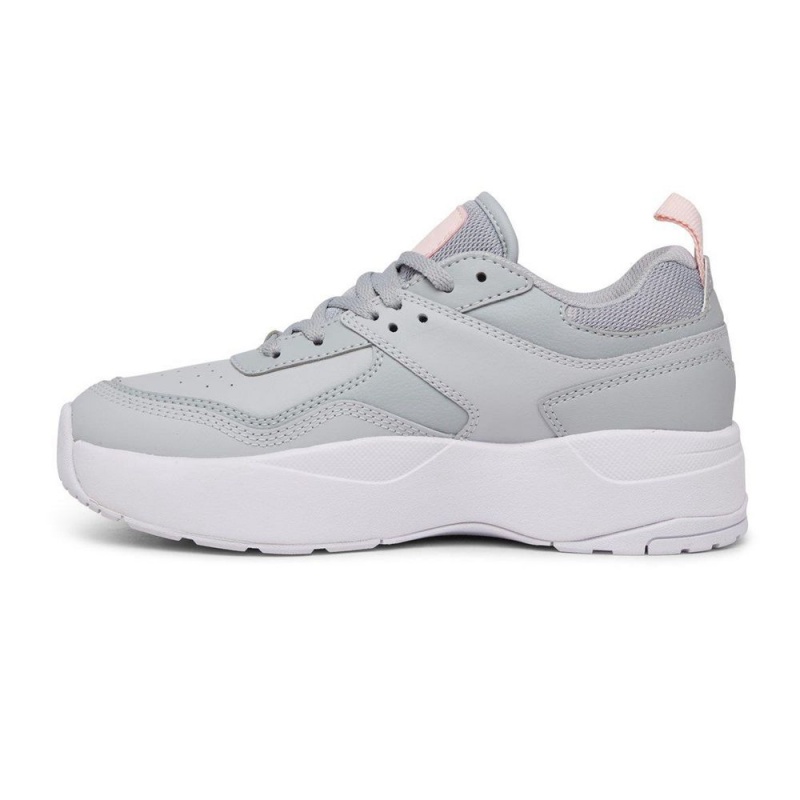 DC E.Tribeka Sportschuhe Damen Grau Rosa | FGRJ-64805