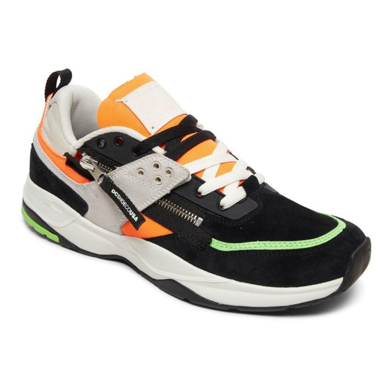 DC E.Tribeka Sportschuhe Herren Schwarz Orange | DIFS-69853