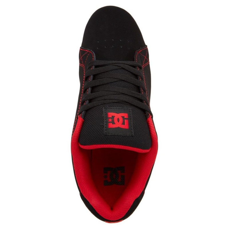 DC Gaveler Skateschuhe Herren Schwarz Rot | YXDK-12473