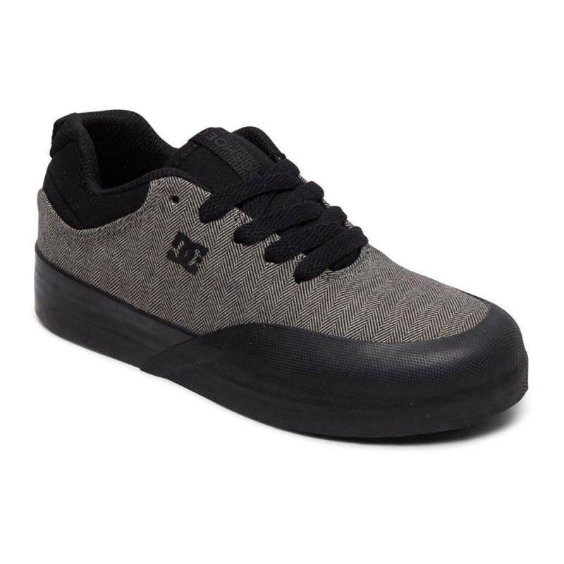 DC Infinite Skateschuhe Kinder Grau Schwarz | PJRG-93187