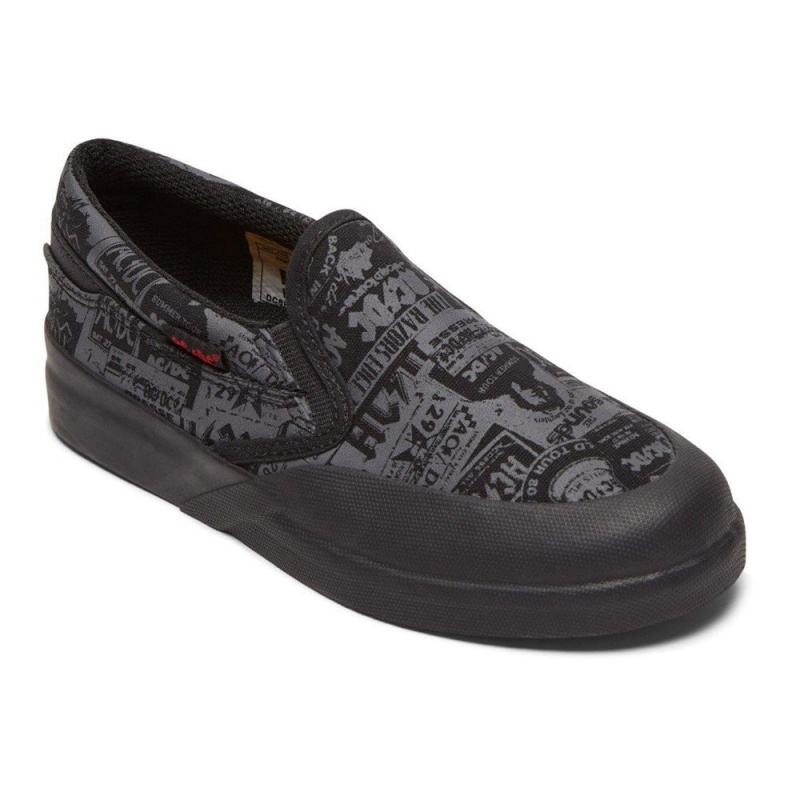 DC Infinite Skateschuhe Kinder Schwarz Grau | HZUL-60148