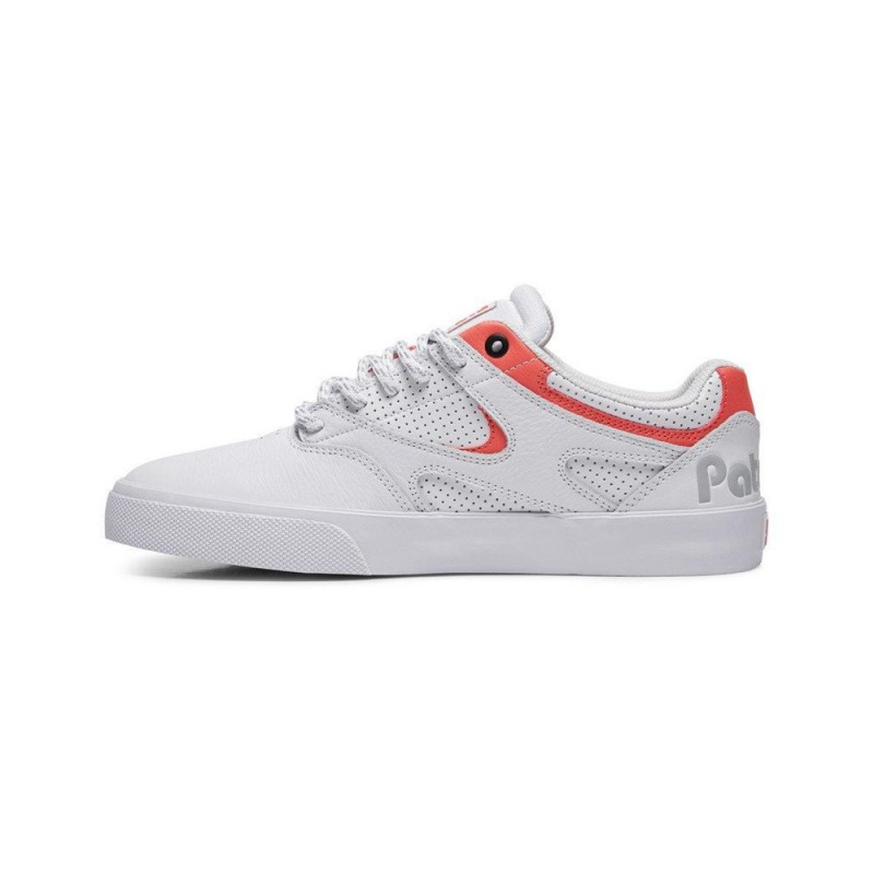 DC JK X Paterson Skateschuhe Herren Weiß Rot | NAGI-98354