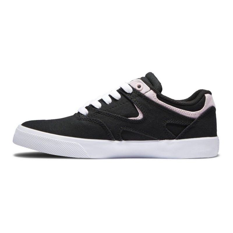 DC Kalis Vulc Skateschuhe Damen Schwarz Rosa | IDHQ-60147