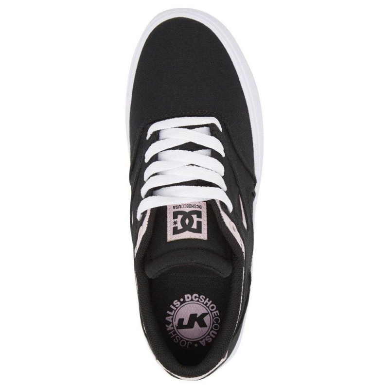 DC Kalis Vulc Skateschuhe Damen Schwarz Rosa | IDHQ-60147