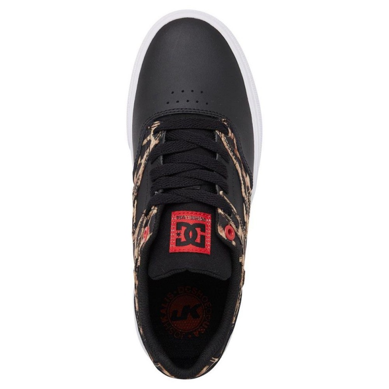 DC Kalis Vulc Skateschuhe Damen Schwarz Leopard | WTUS-17964