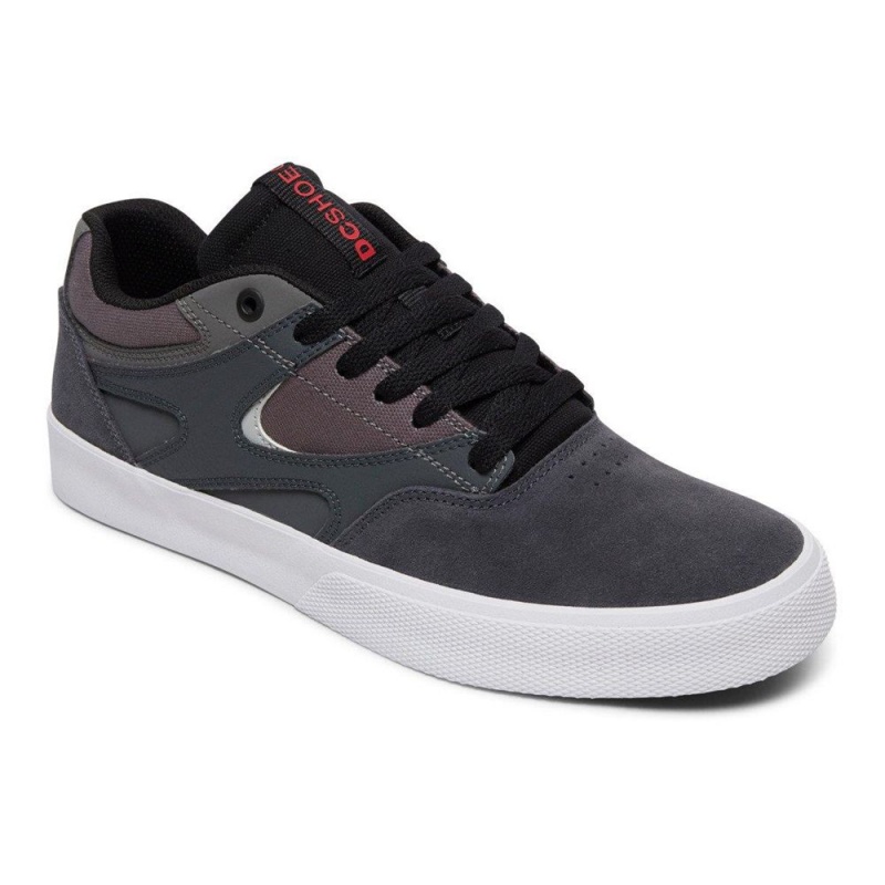 DC Kalis Vulc Skateschuhe Herren Navy Grau | FNGC-84015