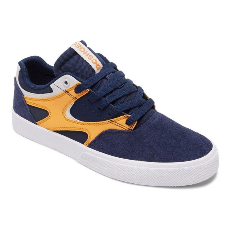 DC Kalis Vulc Skateschuhe Herren Navy Orange | SZMJ-50892