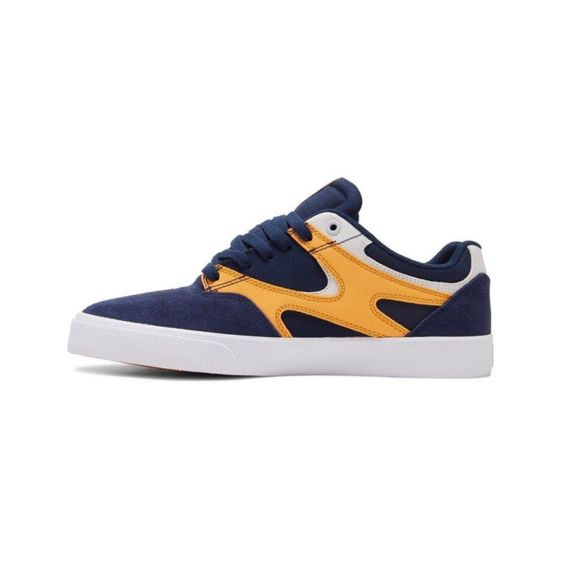 DC Kalis Vulc Skateschuhe Herren Navy Orange | SZMJ-50892