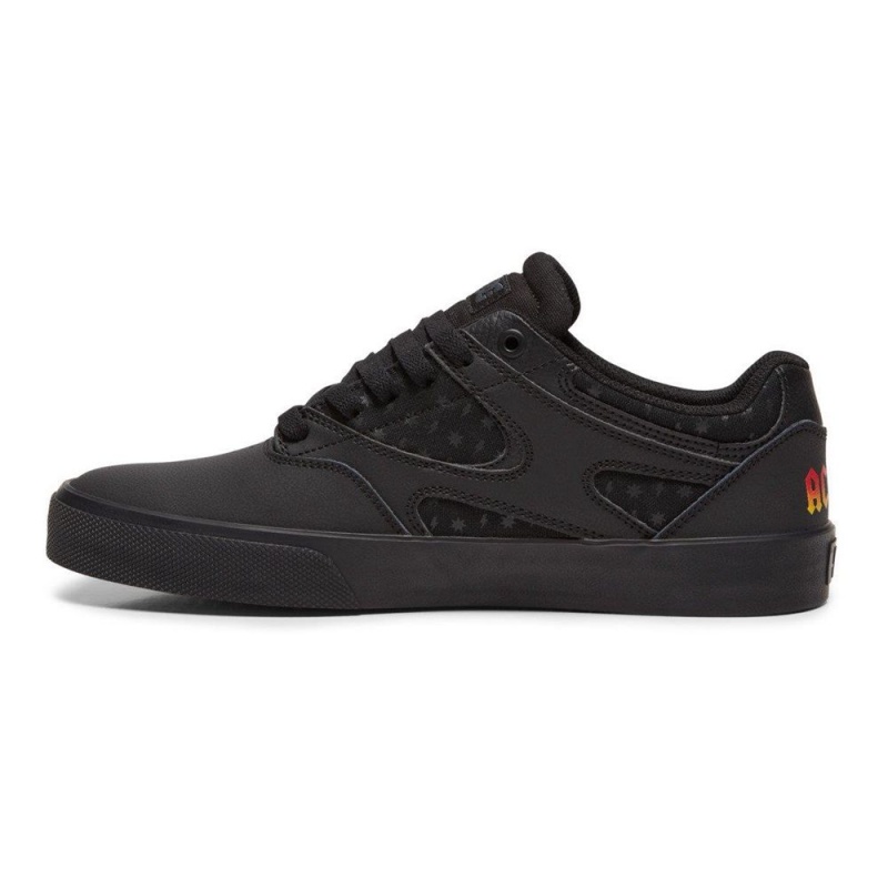 DC Kalis Vulc Skateschuhe Herren Schwarz Grau | MAVY-49352